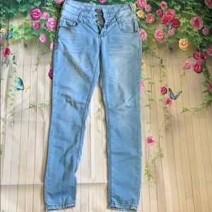 Revolution by Revolt light blue jeans.